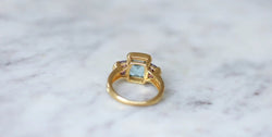 Bague Topaze et Grenats Or Jaune - Castafiore