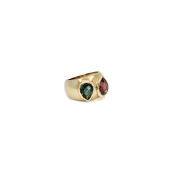 Bague tourmalines poires - Castafiore