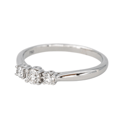 Bague Trilogie DIDIER GUÉRIN en or blanc et diamants - Castafiore