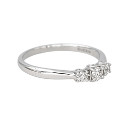 Bague Trilogie DIDIER GUÉRIN en or blanc et diamants - Castafiore