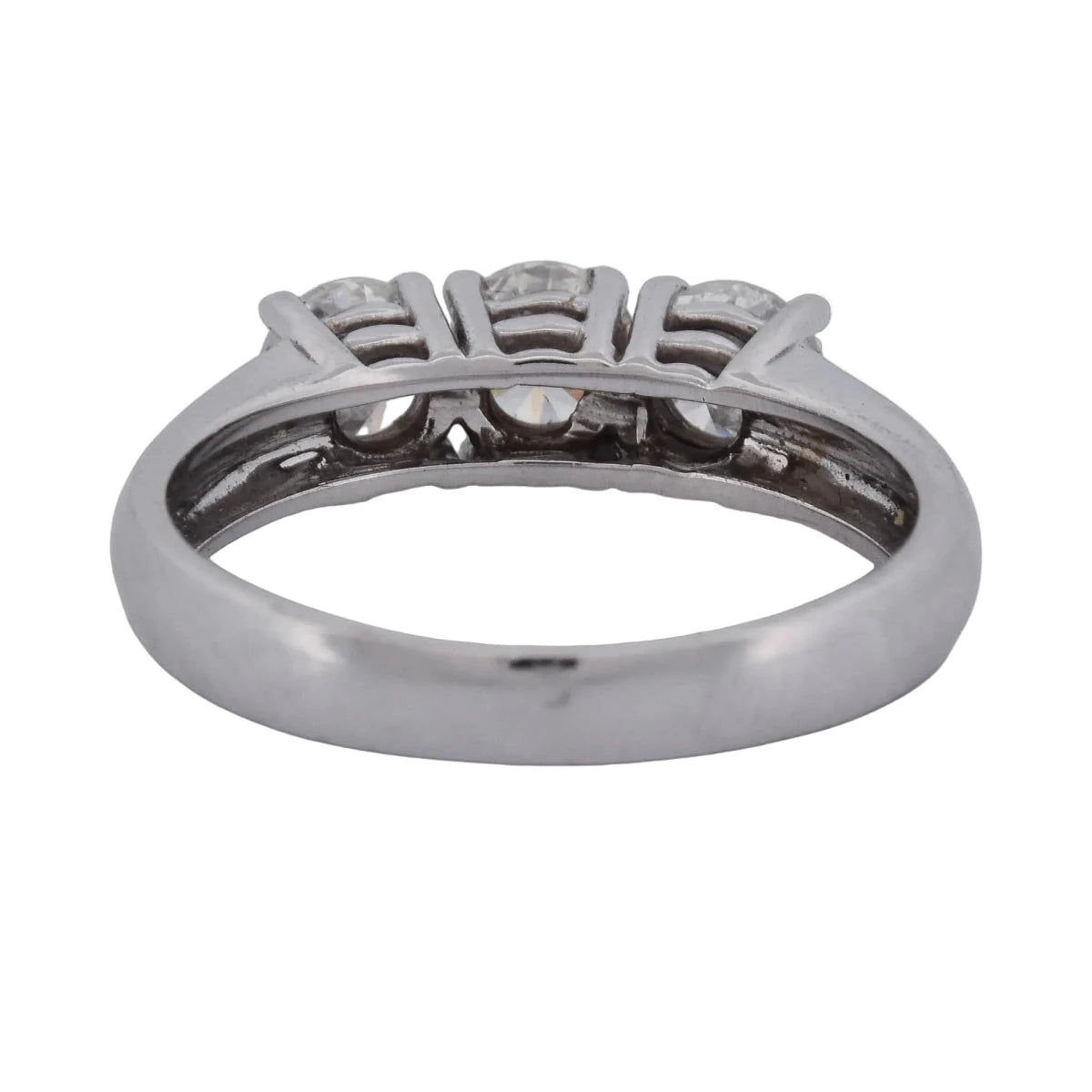 Bague Trilogie en or blanc et diamants - Castafiore