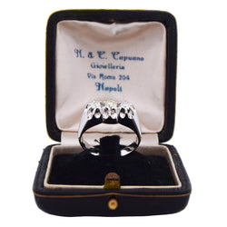 Bague Trilogie en or blanc et diamants - Castafiore