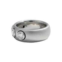 Bague Trilogie en or blanc et diamants - Castafiore