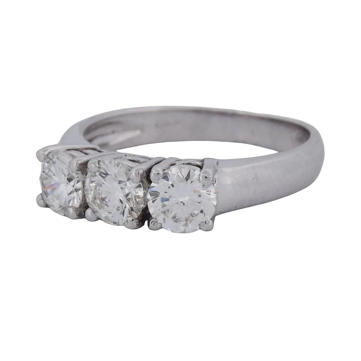 Bague Trilogie en or blanc et diamants - Castafiore
