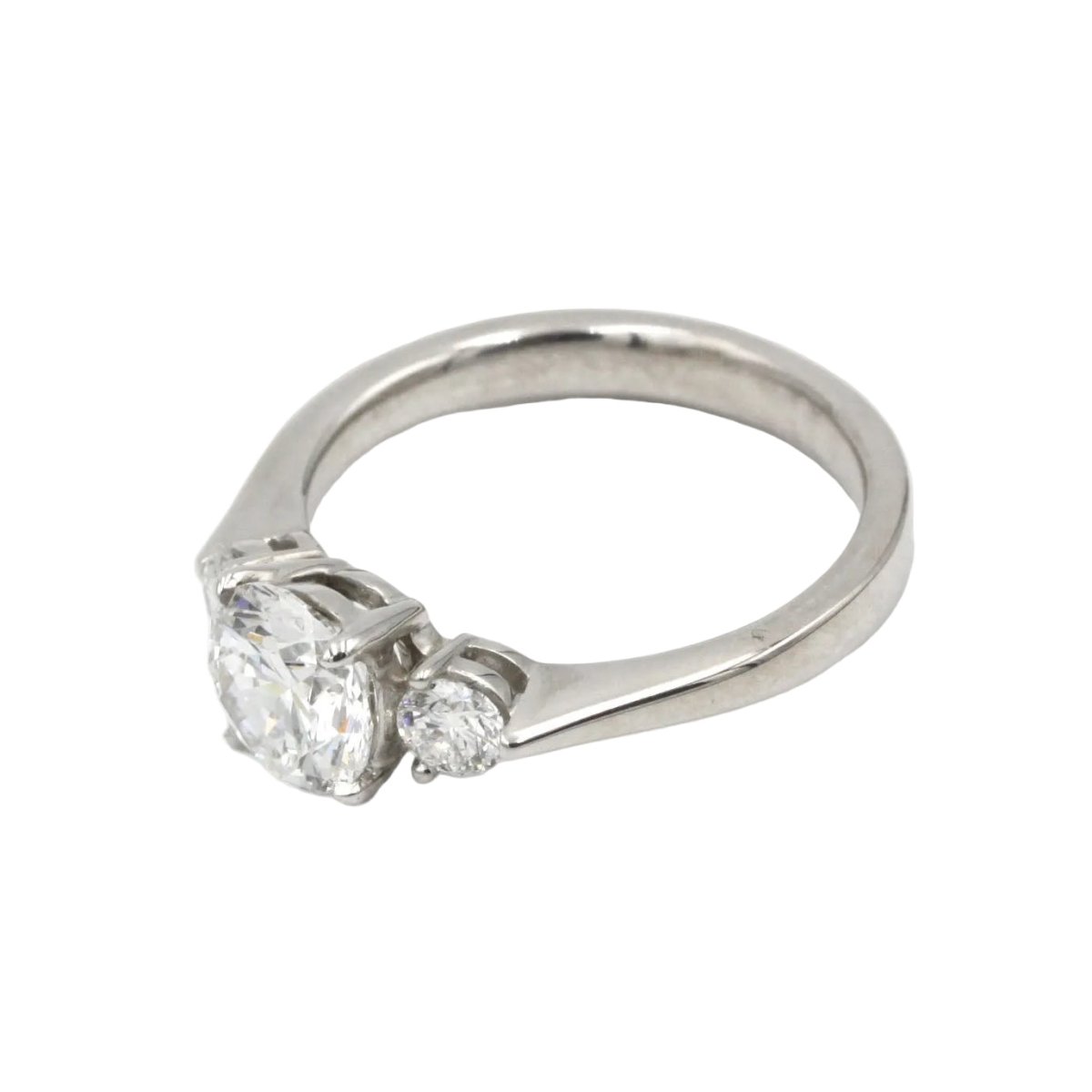 Bague Trilogie en or blanc et diamants - Castafiore