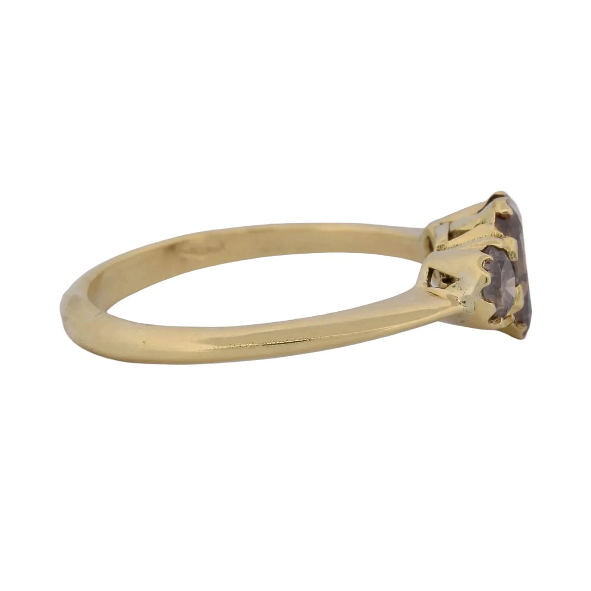 Bague Trilogie en or jaune et diamants - Castafiore