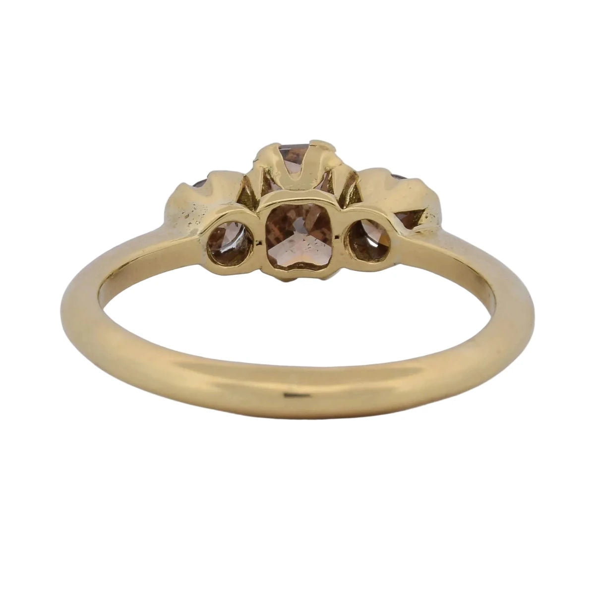 Bague Trilogie en or jaune et diamants - Castafiore