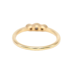 Bague Trilogie en or jaune et diamants - Castafiore