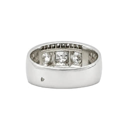 Bague Trilogie en platine et diamants - Castafiore