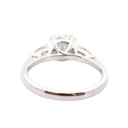 Bague Trilogie en platine et diamants - Castafiore
