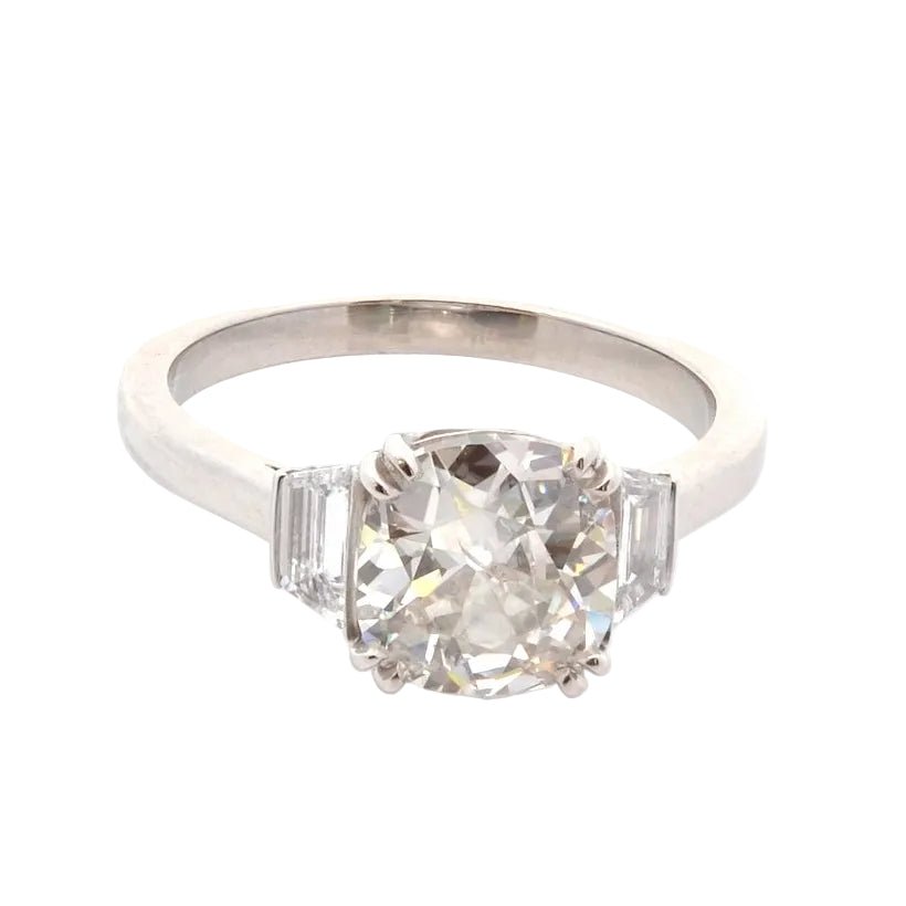 Bague Trilogie en platine et diamants - Castafiore