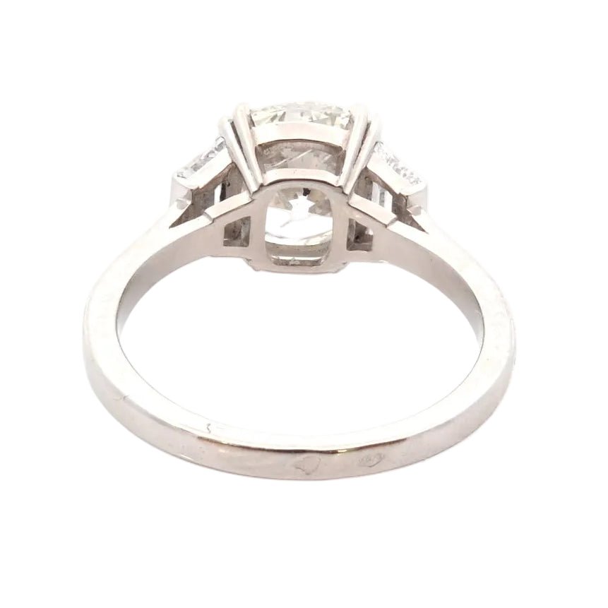 Bague Trilogie en platine et diamants - Castafiore