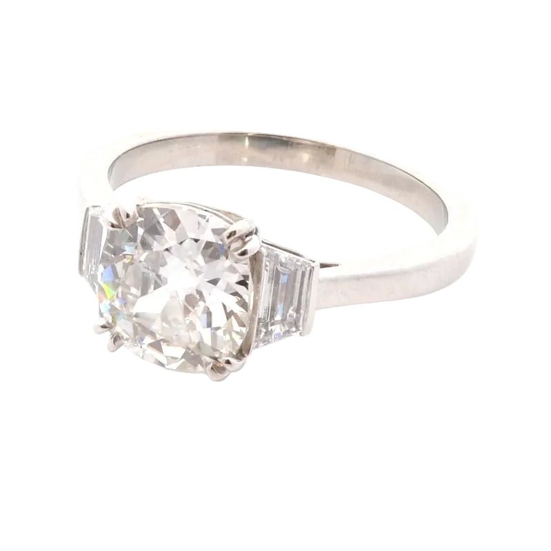Bague Trilogie en platine et diamants - Castafiore