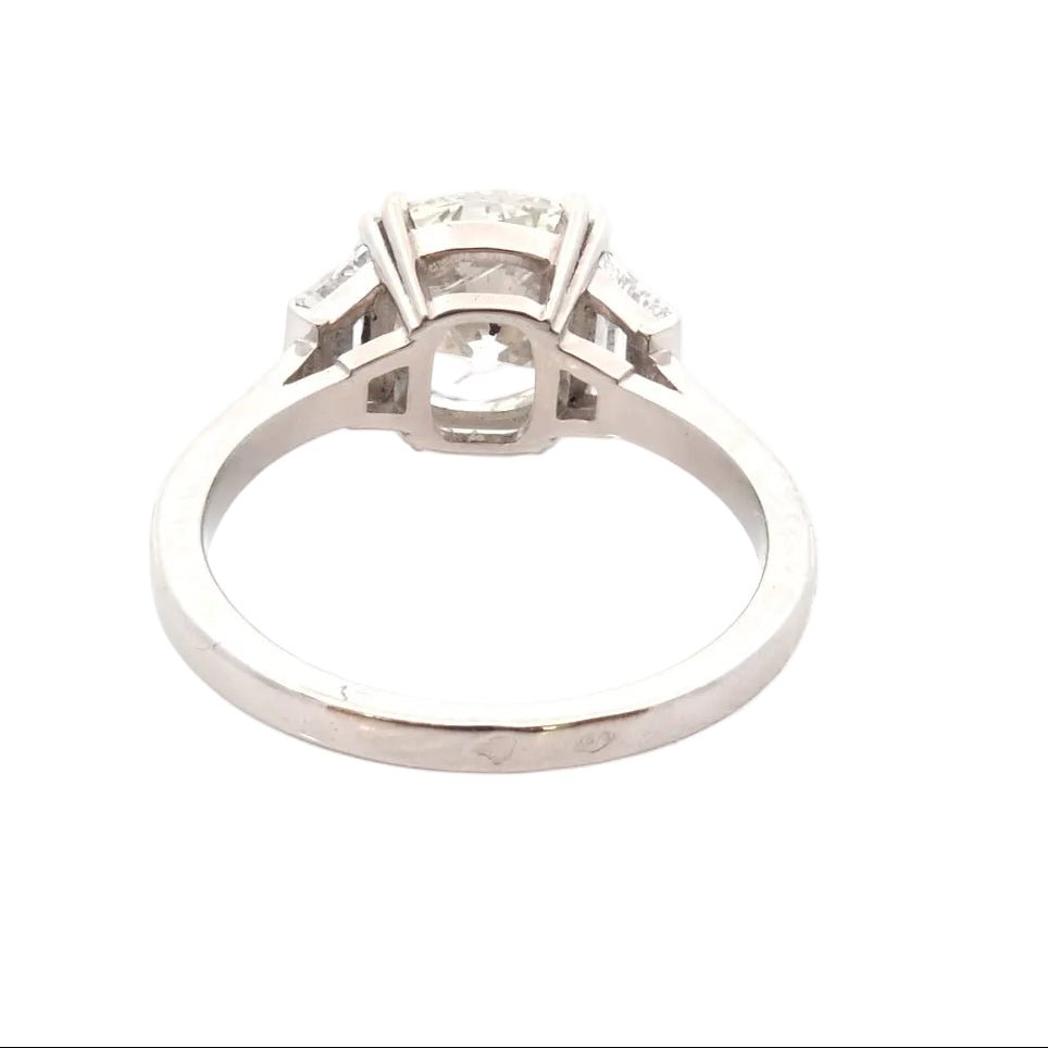 Bague Trilogie en platine et diamants - Castafiore