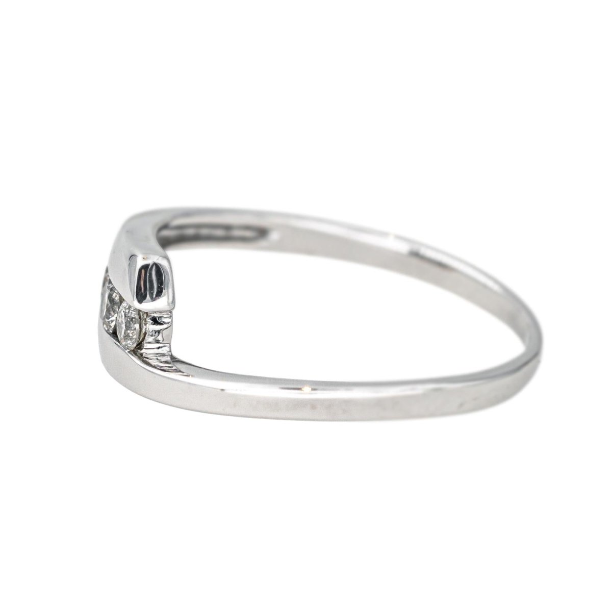 Bague Trilogie Or blanc Diamant - Castafiore