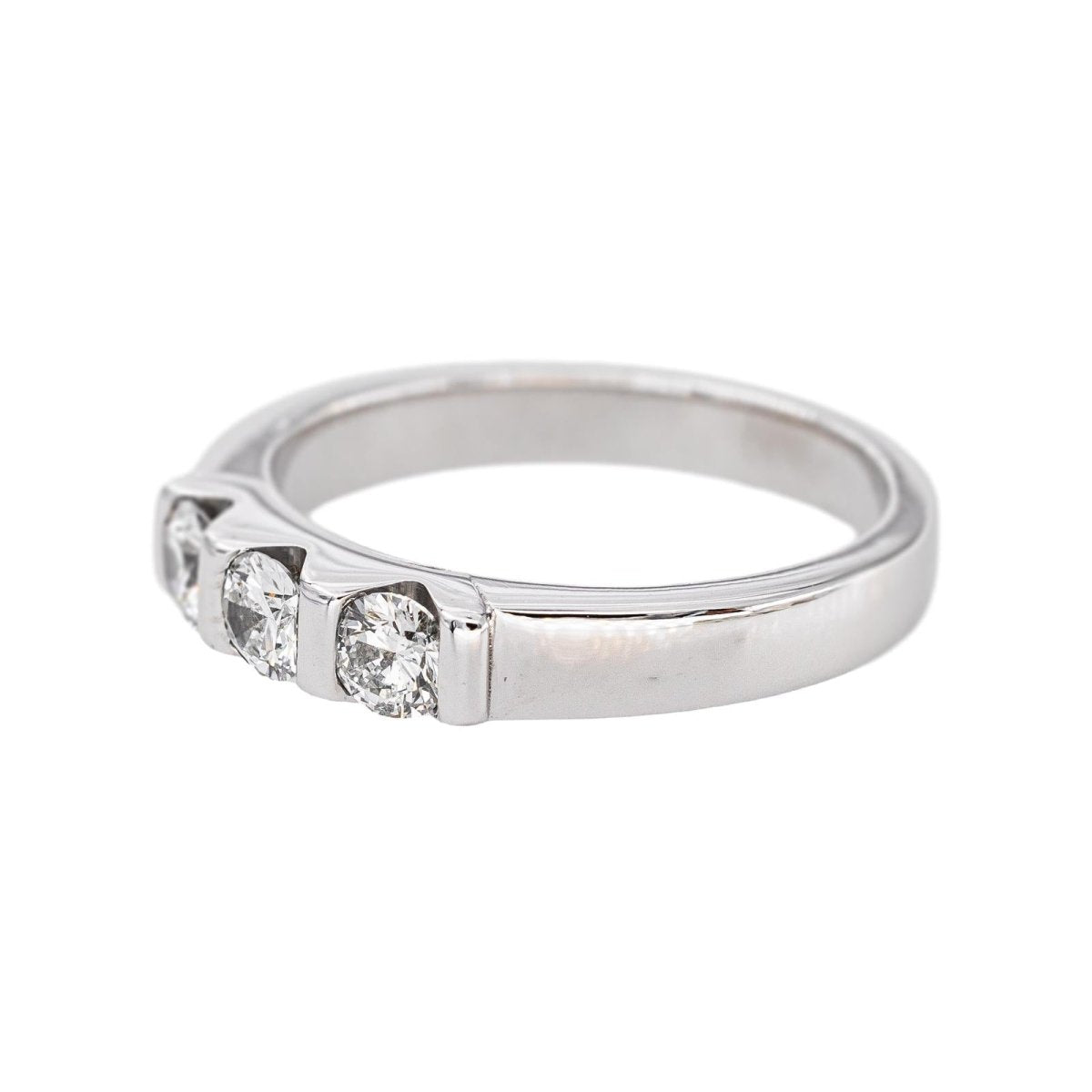 Bague Trilogie Or blanc Diamant - Castafiore