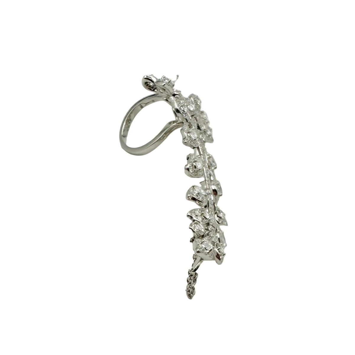 Bague Triple en or blanc et diamants - Castafiore