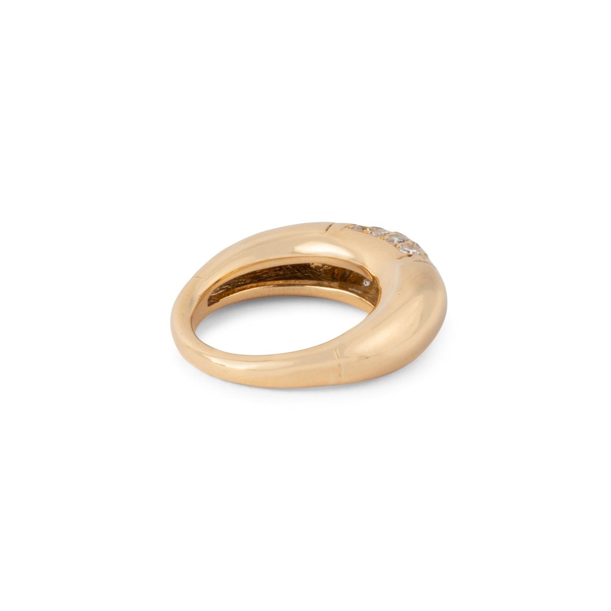 Bague Van Cleef & Arpels, collection Philippine en or jaune et diamants - Castafiore