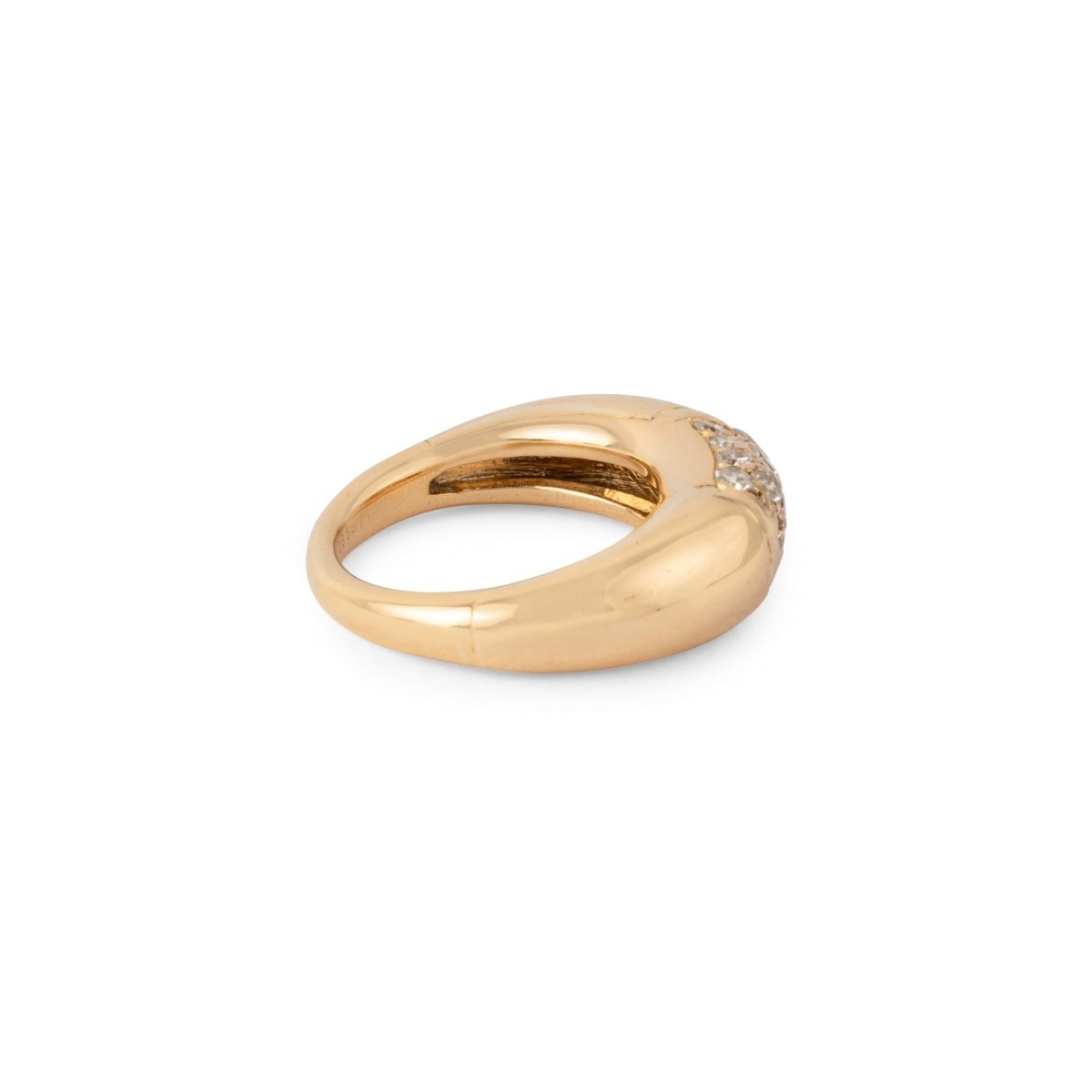 Bague Van Cleef & Arpels, collection Philippine en or jaune et diamants - Castafiore