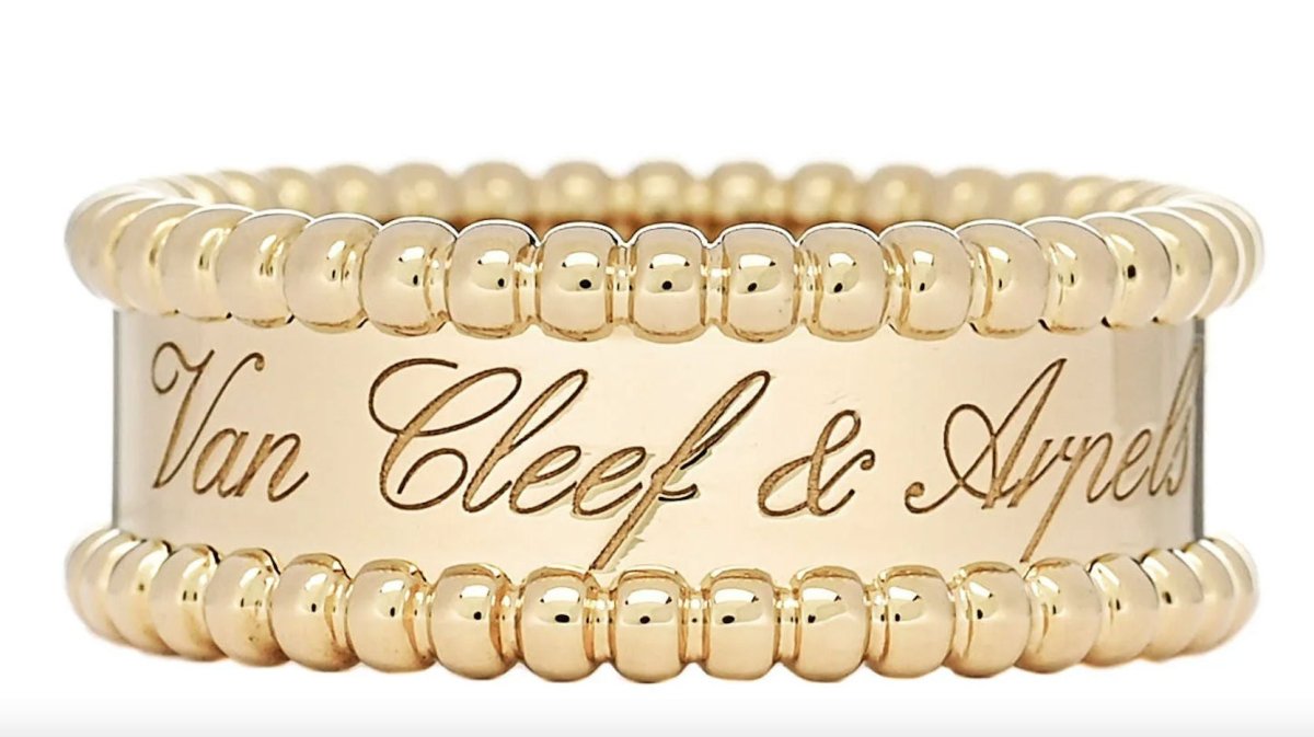 Bague Van Cleef & Arpels Perlée Signature en or jaune - Castafiore