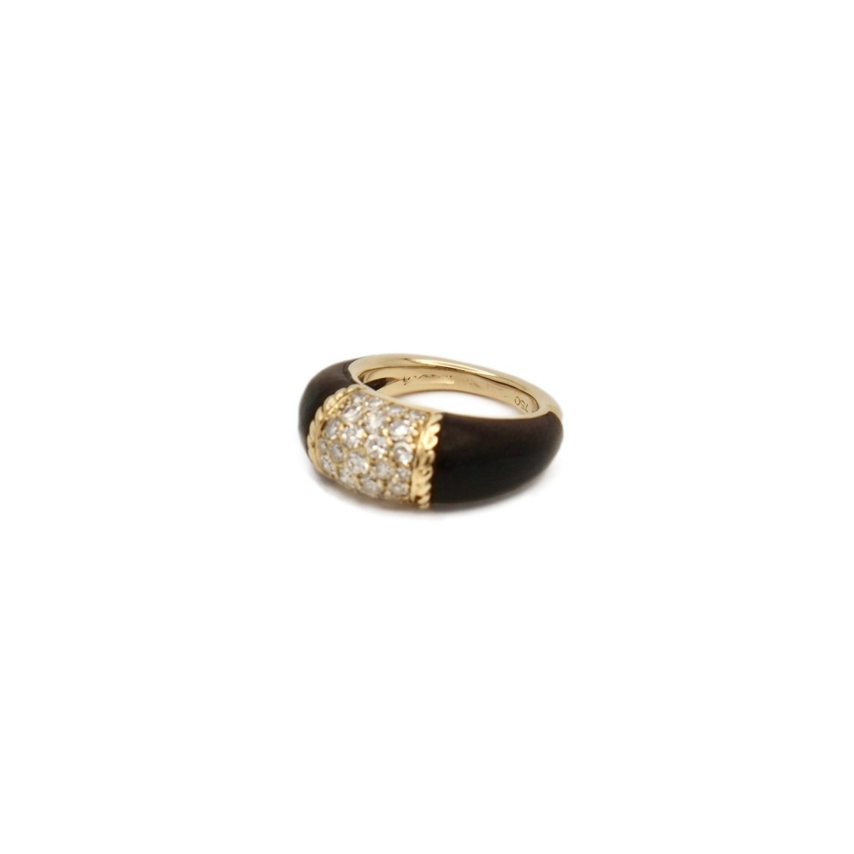 Bague VAN CLEEF & ARPELS "Philippine en or jaune, et diamants - Castafiore