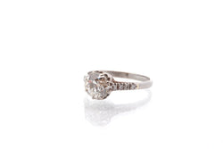Bague vintage diamants en platine - Castafiore