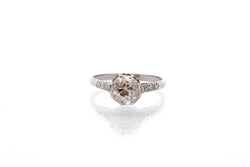 Bague vintage diamants en platine - Castafiore