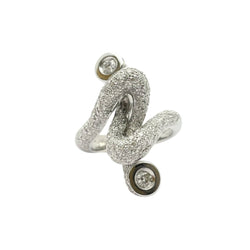 Baguen or blanc et diamants - Castafiore