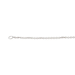 Balmain Collier Maille Forçat Or blanc - Castafiore