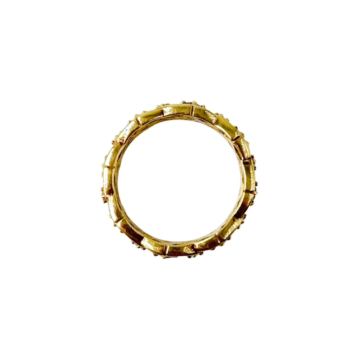 Bangue Jonc GIVENCHY en or jaune, rubis et diamants - Castafiore