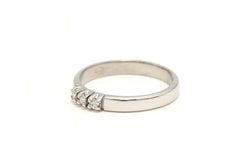 Bague Trilogie en or blanc et diamants