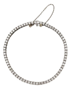Bracelet Ligne en platine et diamants