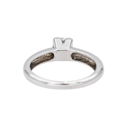 Bague Solitaire Or blanc Diamant