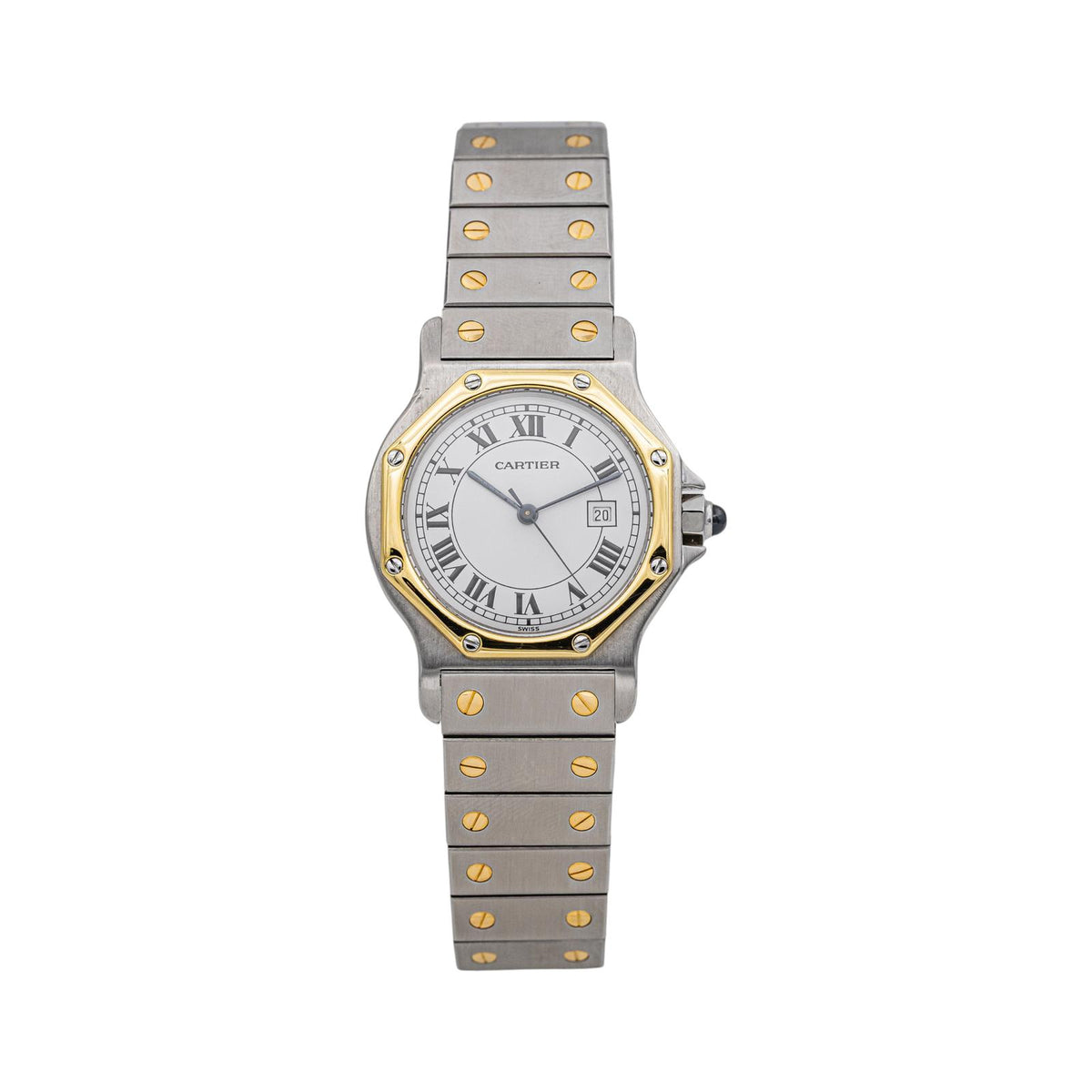 Cartier Montre Santos Acier Saphir