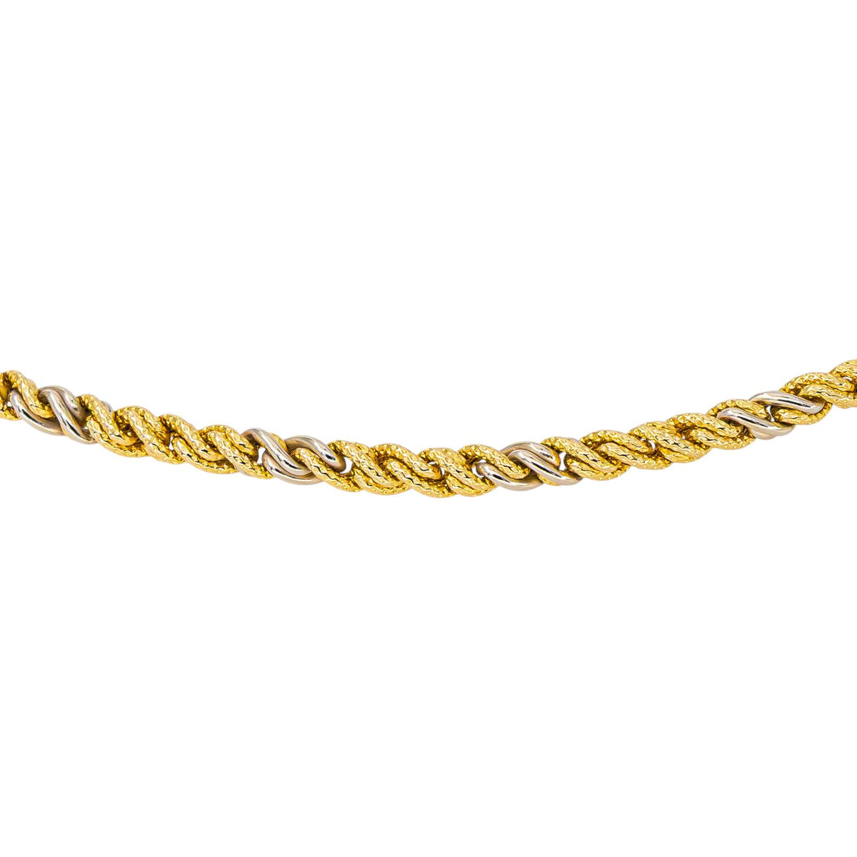 Collier Maille torsadée Or jaune