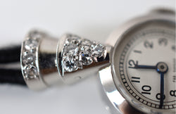 Montre en platine et diamants