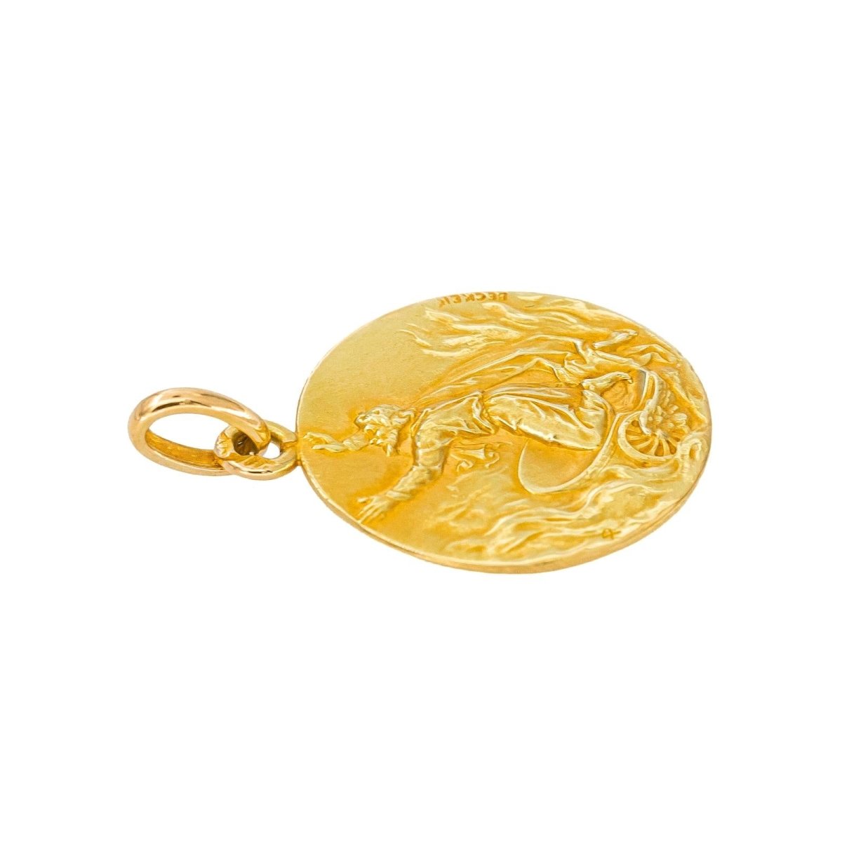 Becker Pendentif Médaille Or jaune - Castafiore