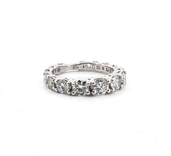 Bague Alliance en or blanc et diamants