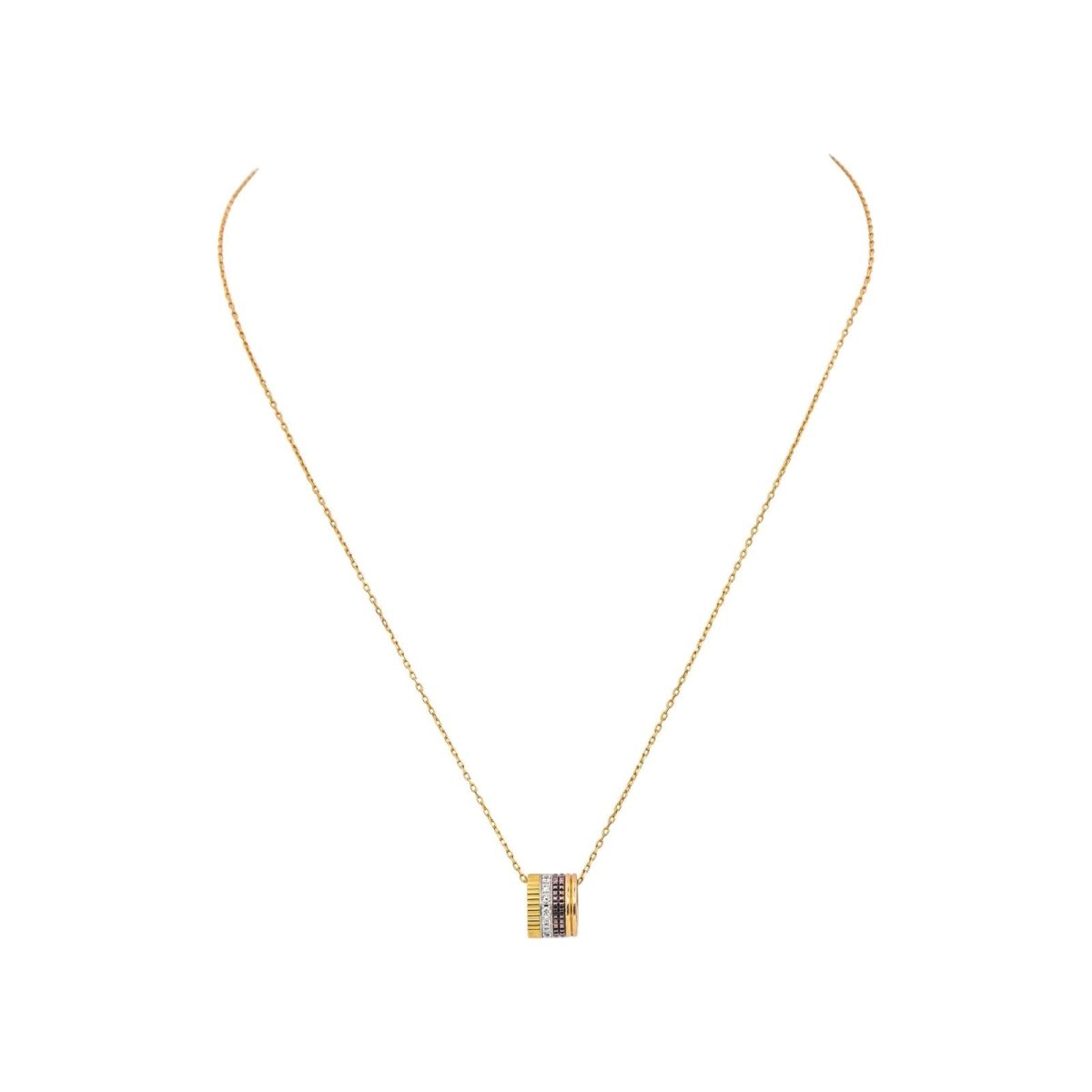 Boucheron Collier Quatre Or jaune Diamant - Castafiore