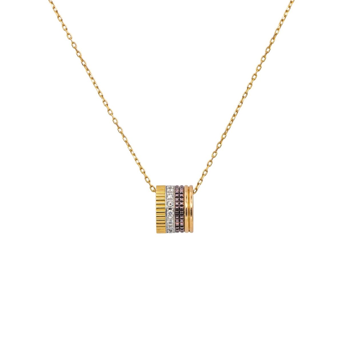 Boucheron Collier Quatre Or jaune Diamant - Castafiore