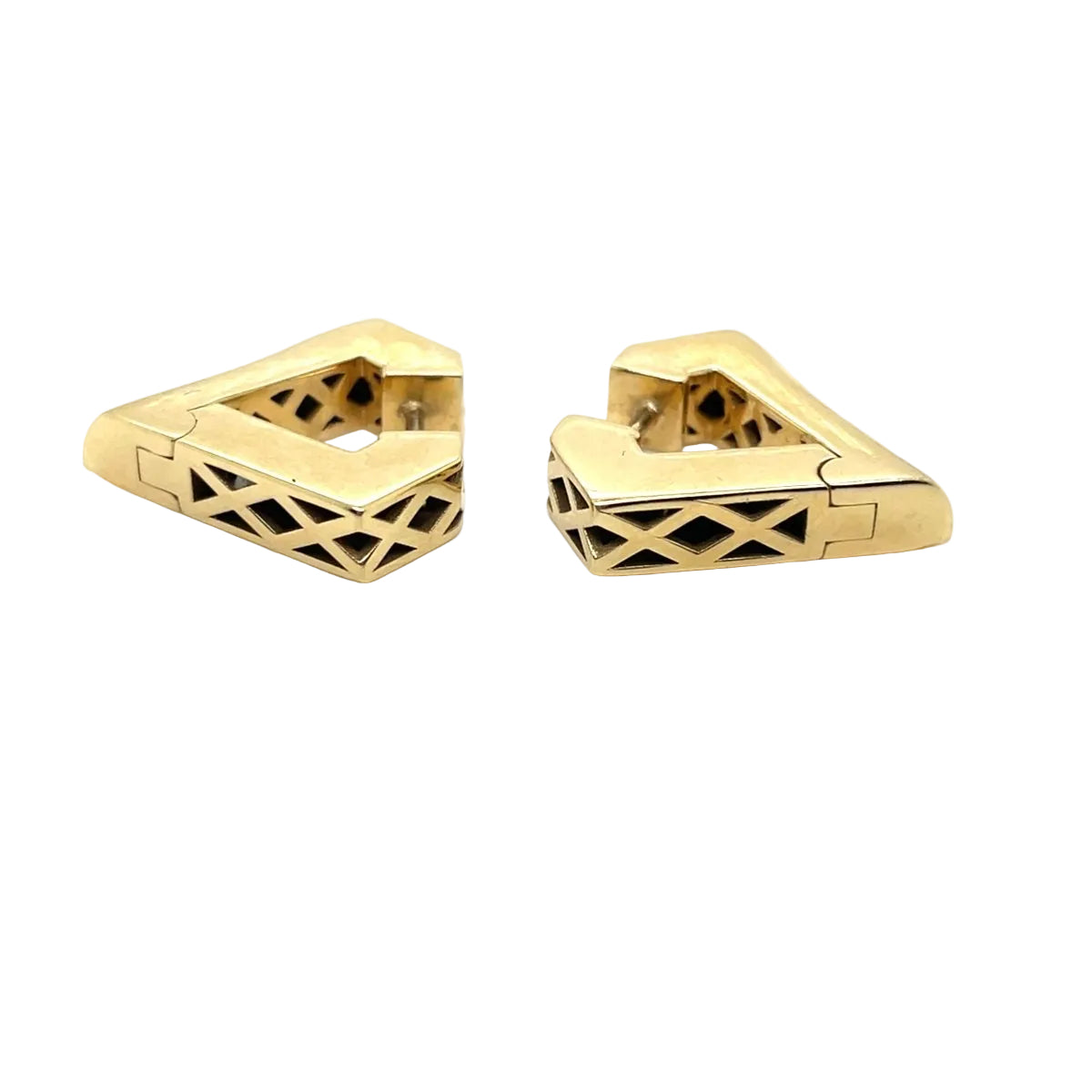 Boucles D Oreille Triangle Dries Criel - Castafiore