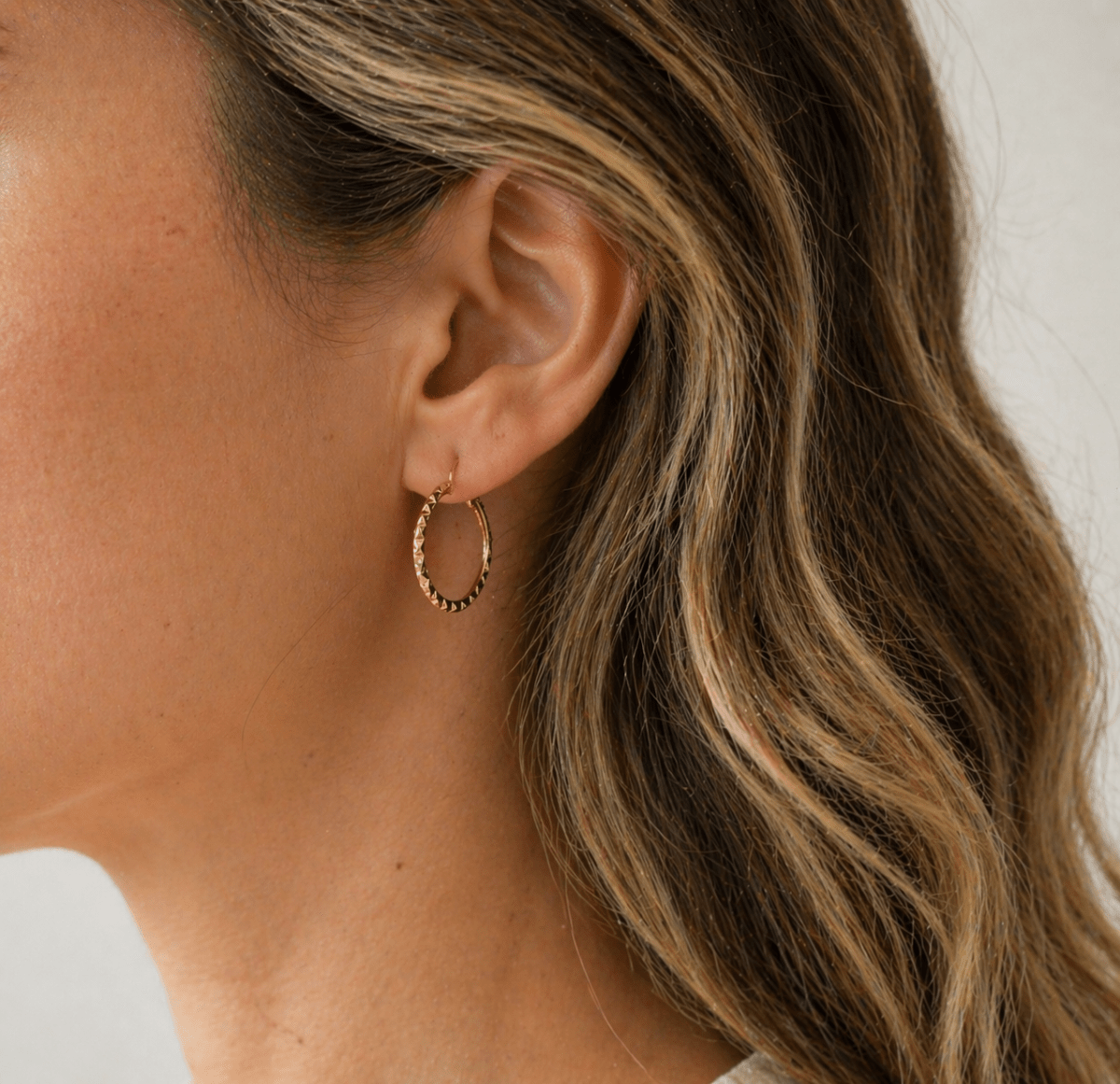 Boucles d'oreille Créoles en or jaune - Castafiore