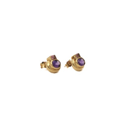 Boucles d’oreilles améthystes - Castafiore