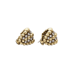 Boucles d'oreilles BOUCHERON "Grain de raisin" en or jaune et diamants - Castafiore