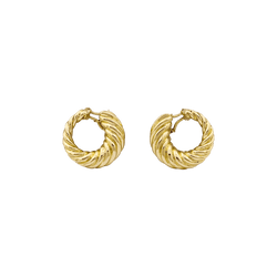 Boucles d'oreilles clip en or jaune - Castafiore