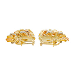Boucles d'oreilles Clip trois ors - Castafiore