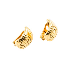 Boucles d'oreilles Clips BULGARI "Parentesi" en or jaune - Castafiore