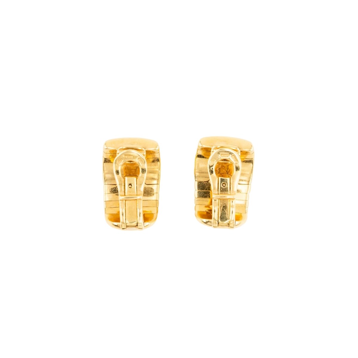 Boucles d'oreilles Clips BULGARI "Parentesi" en or jaune - Castafiore