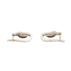 Boucles d'oreilles Clips en or blanc et diamants - Castafiore