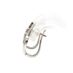 Boucles d'oreilles Clips en or blanc et diamants - Castafiore